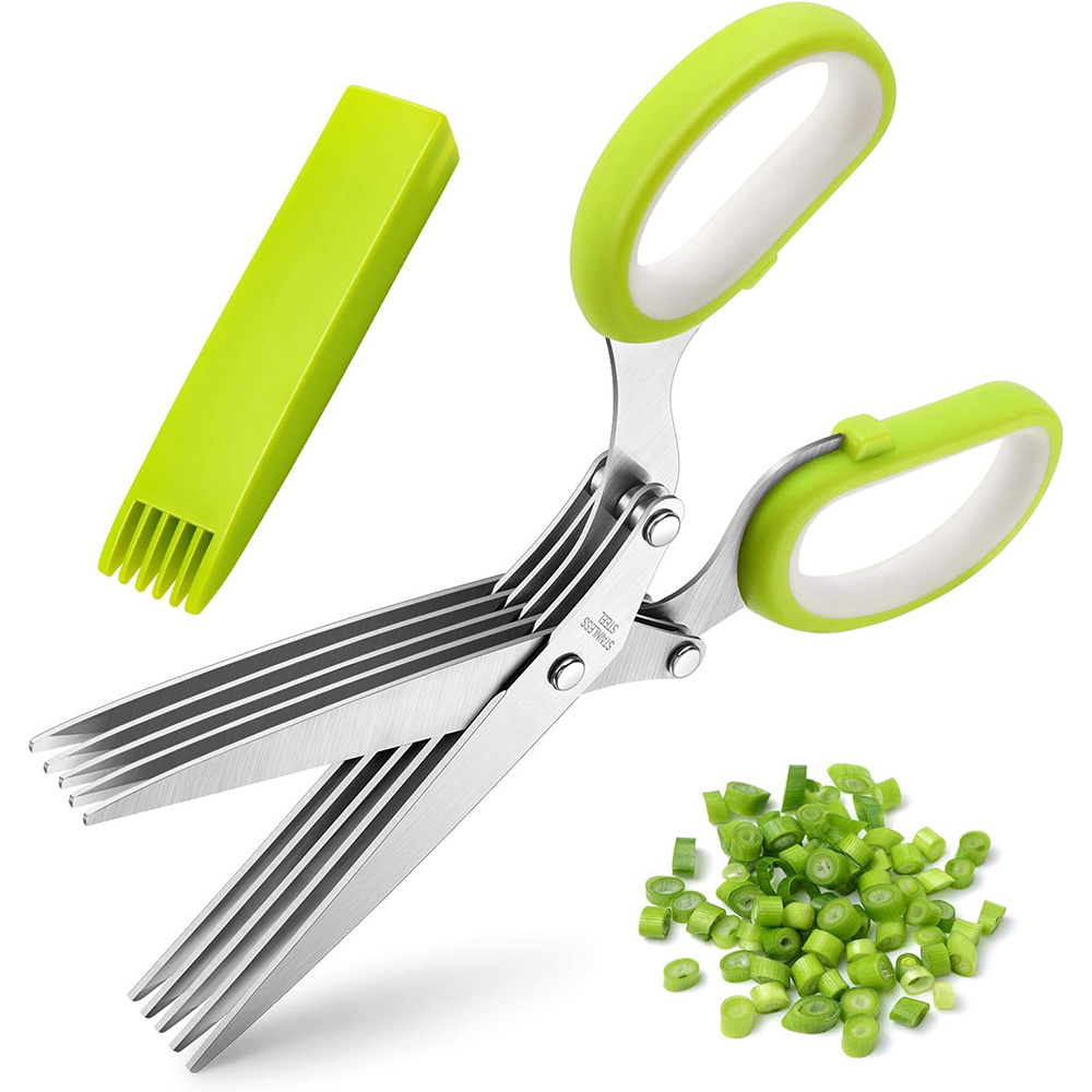 Herb Scissors 5 Blade - Травные ножницы из нержавеющей стали, 5-лезвийные