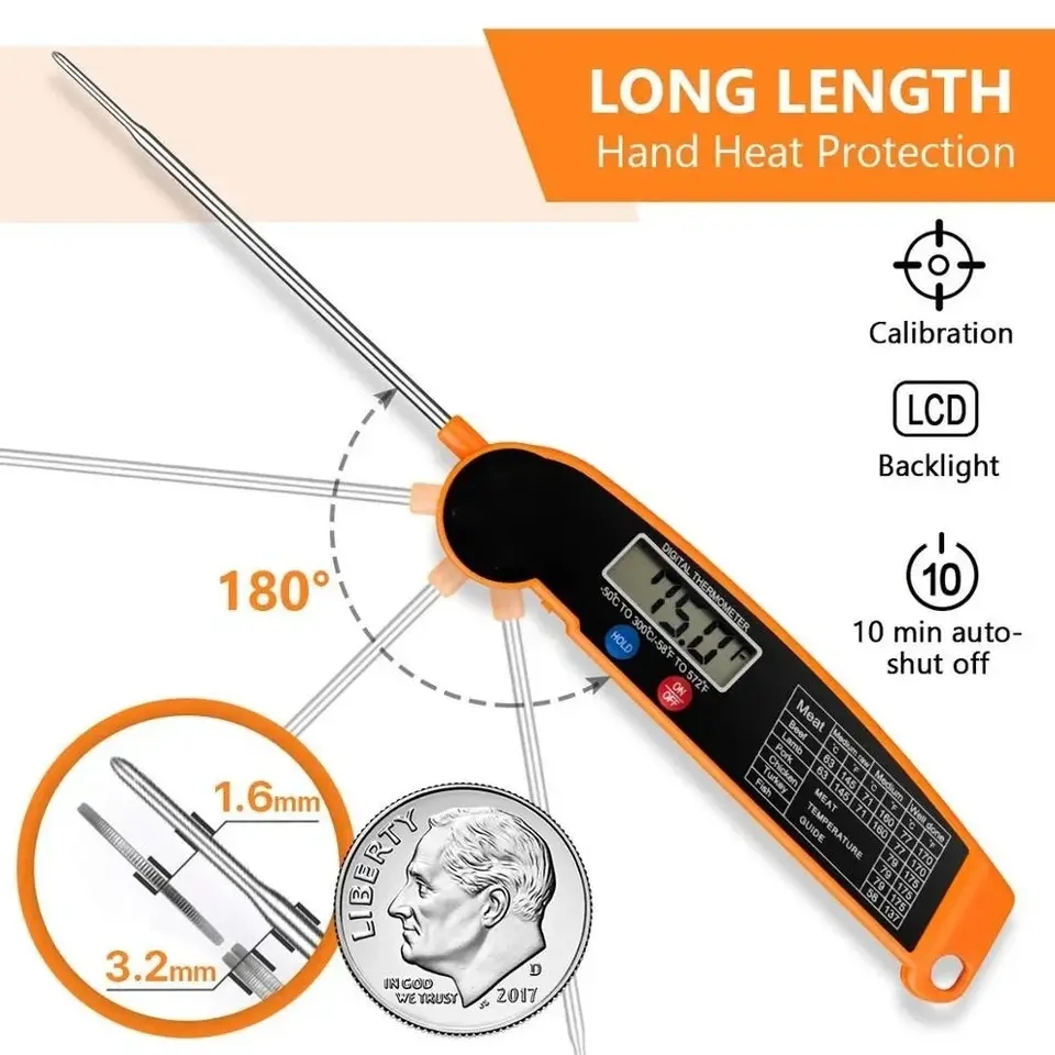 Водонепроницаемый цифровой кух – обзор и цена Instant Read Thermometer