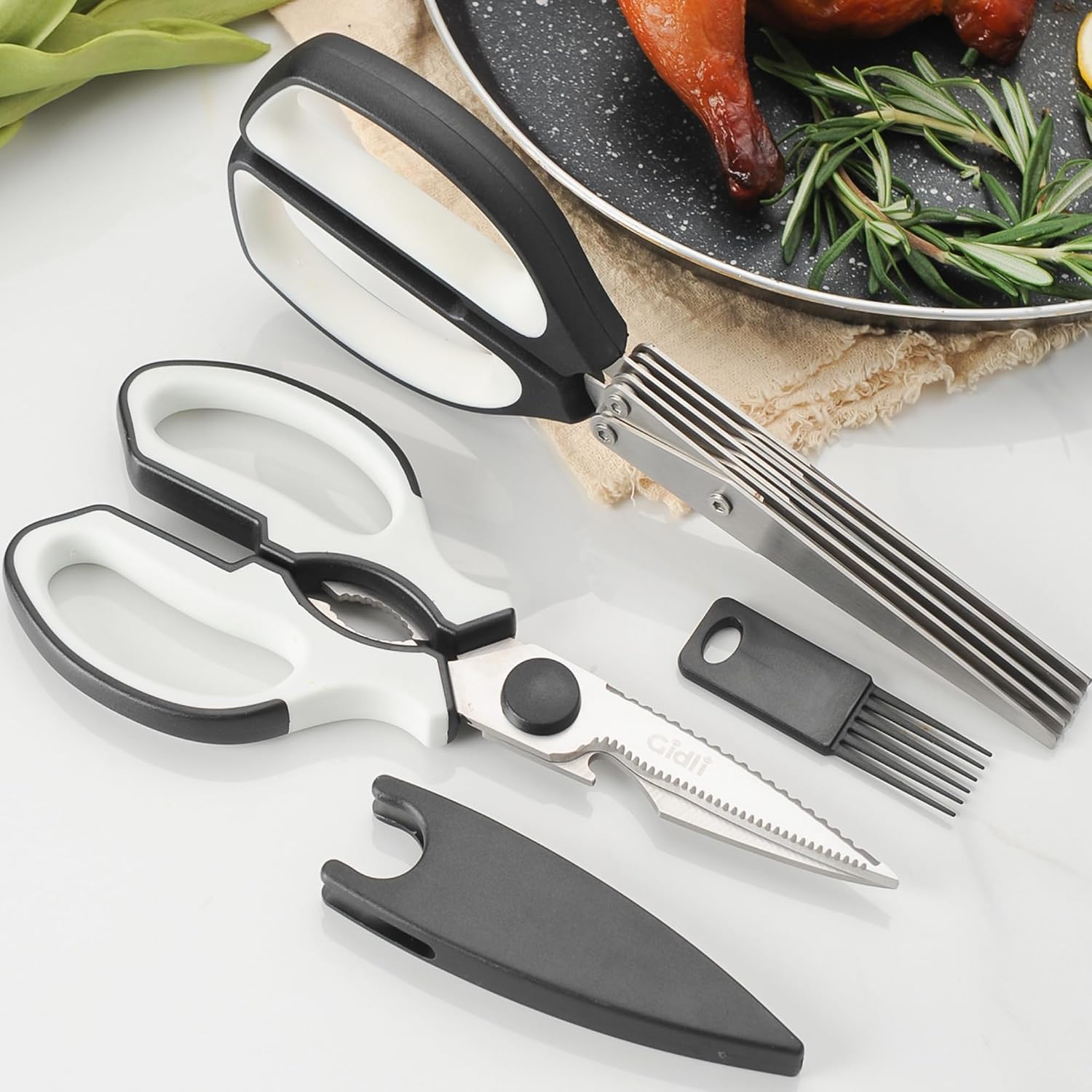 Набор ножниц для трав Gidli с – обзор и цена Herb Scissors 5 Blade