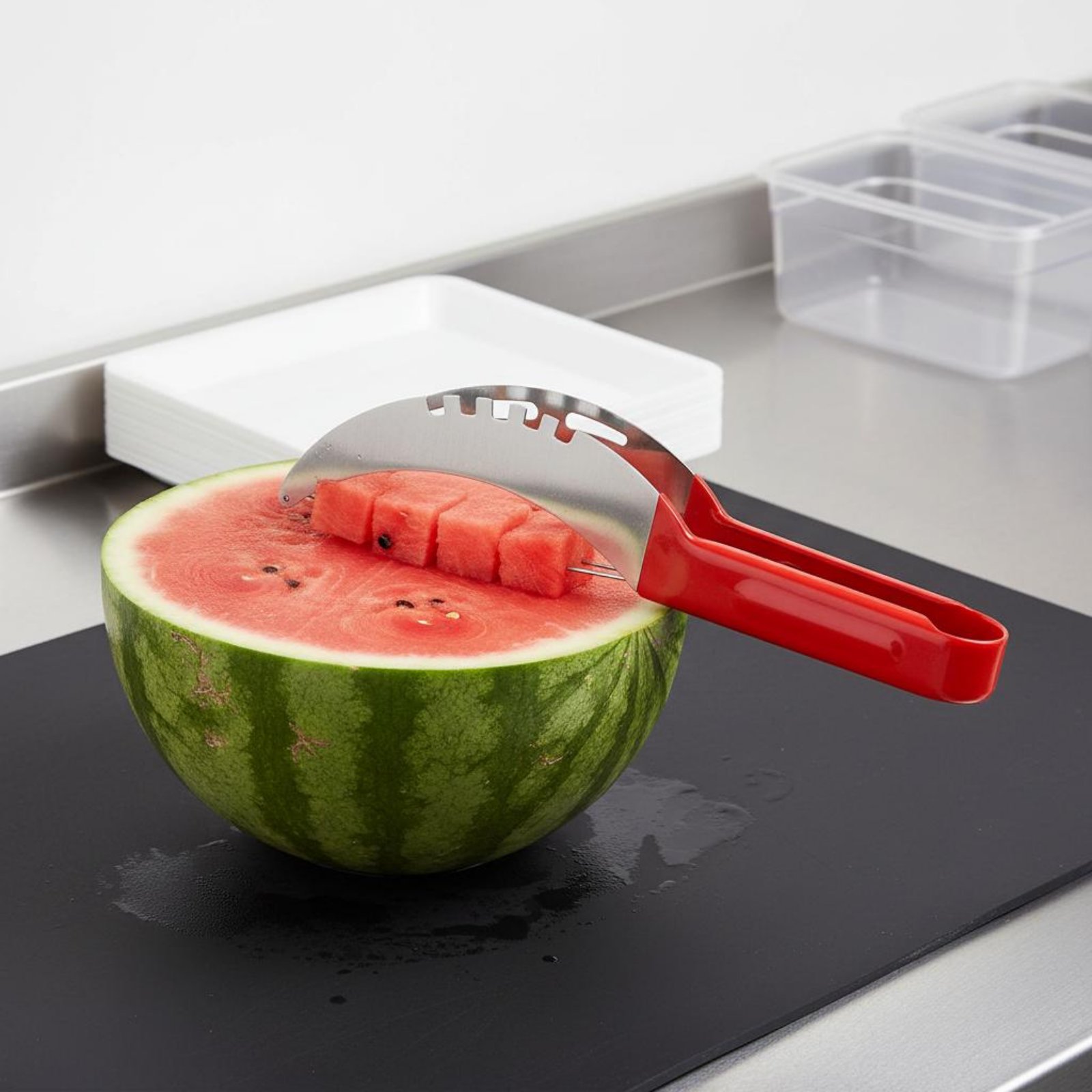 Нож для нарезки арбуза кубикам – обзор и цена Kitchen Gadgets Usa