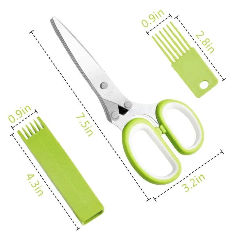 Ножницы для трав из нержавеюще – обзор и цена Herb Scissors 5 Blade
