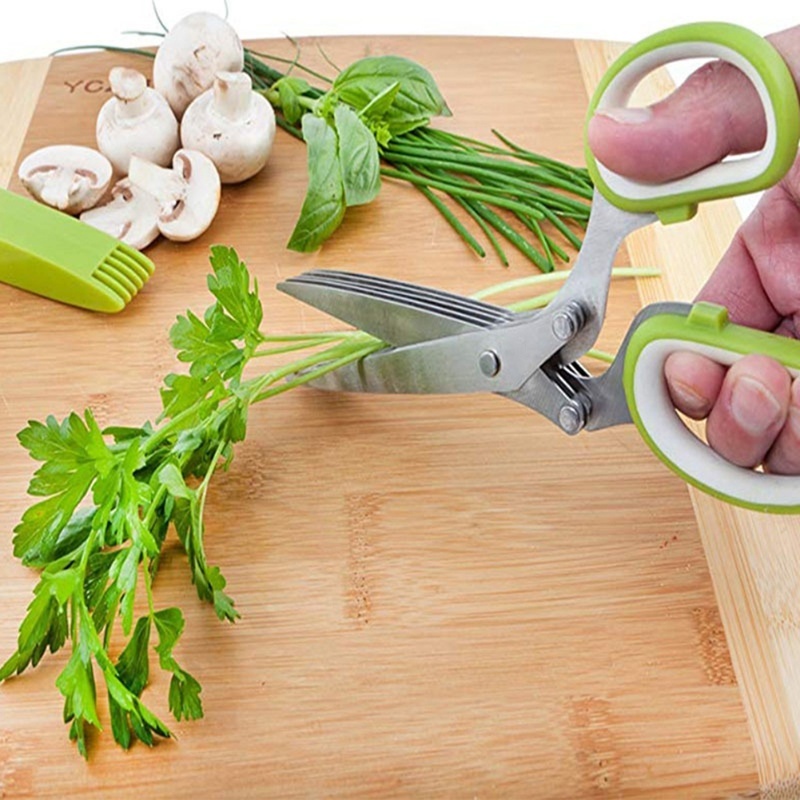 Ножницы для трав с 5 лезвиями, – обзор и цена Herb Scissors 5 Blade