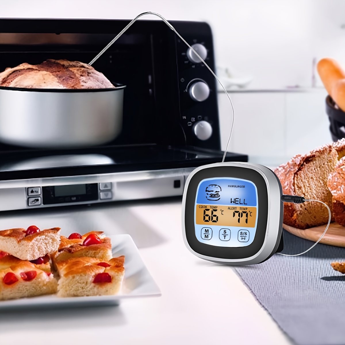 Цифровой термометр для мяса с  – обзор и цена Instant Read Thermometer