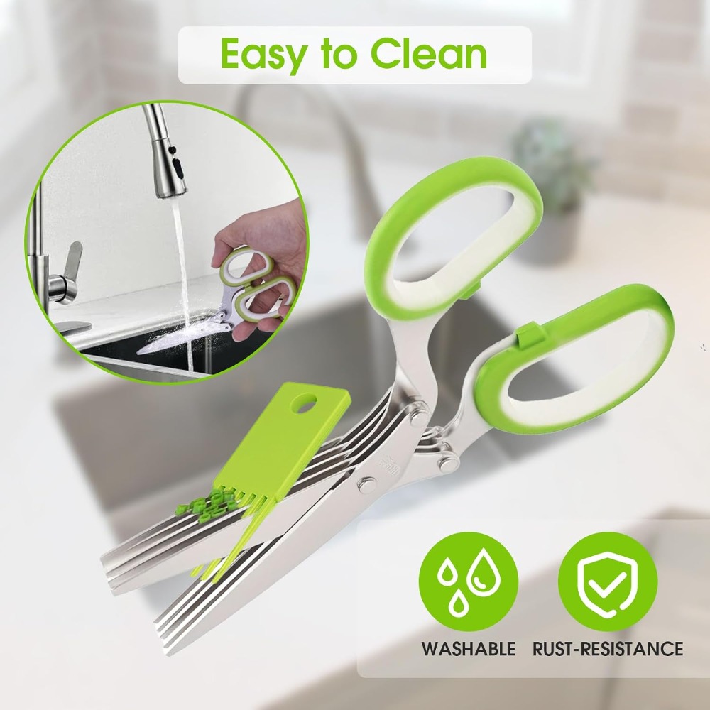 Кухонные ножницы для трав с 5  – обзор и цена Herb Scissors 5 Blade