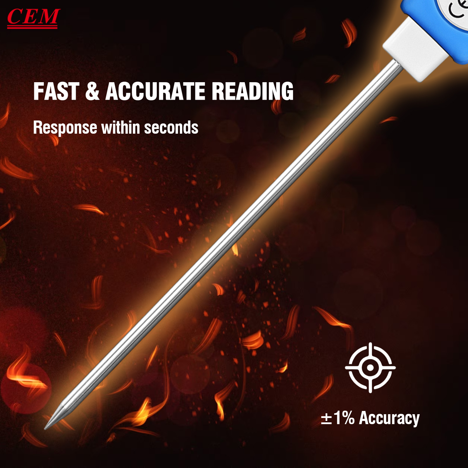 CEM цифровой термометр для мяс – обзор и цена Instant Read Thermometer